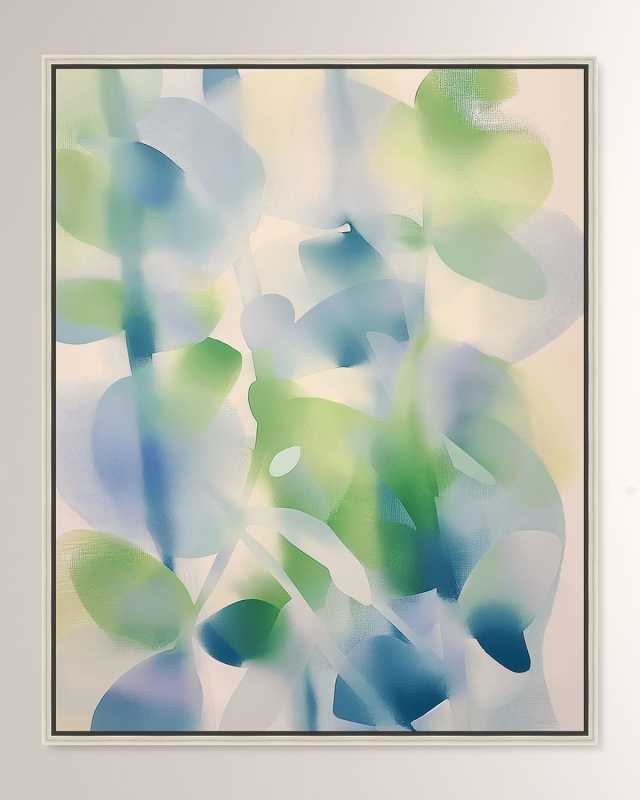 "Fluid Garden I" Framed Giclee